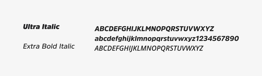 Styleguide for Device Technologies AMSI font family